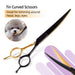 Dog Grooming Scissors Comb Set Professional Stainless Steel