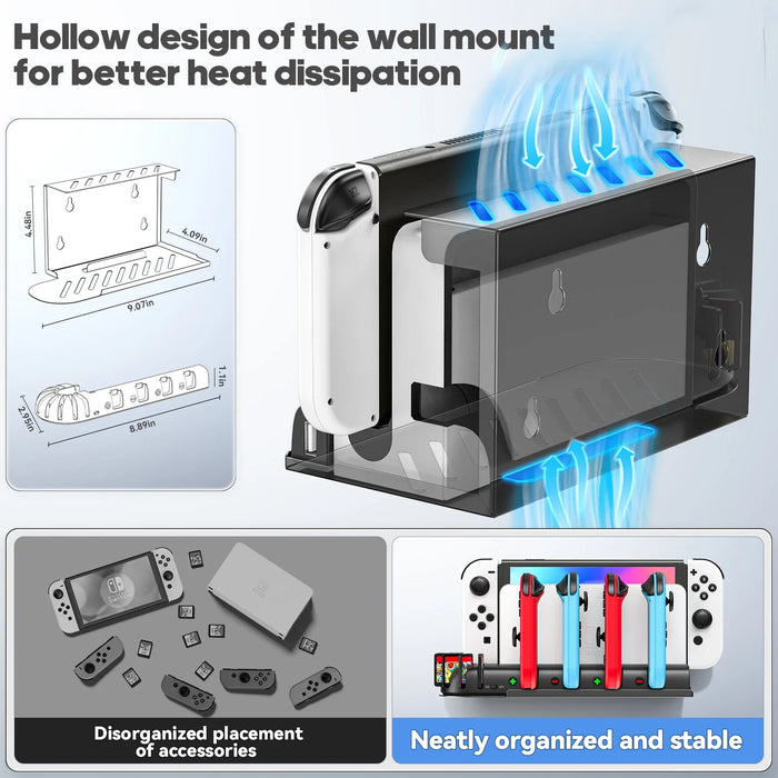 Switch Controller Charging Station For Nintendo Switch Oled Joycons