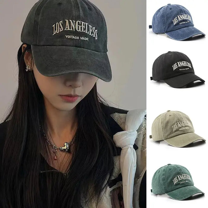 Unisex Cotton Baseball Cap With Embroidery For Casual Fashion