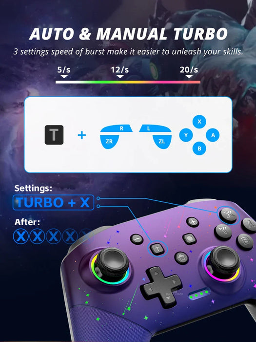 Wireless Controller For Nintendo Switch Oled/lite/pc