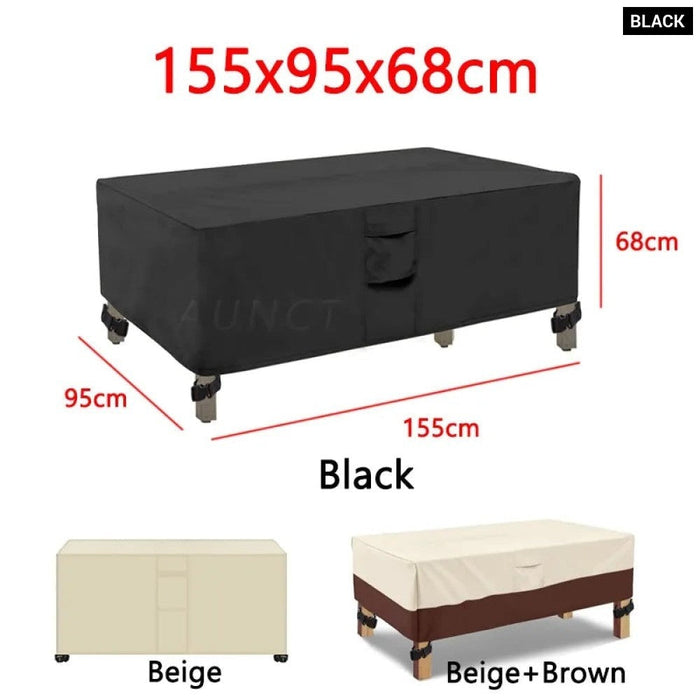 L Shape Corner Outdoor Sofa Cover Waterproof Rattan Corner Furniture Cover V Shape Protective Dust Covers