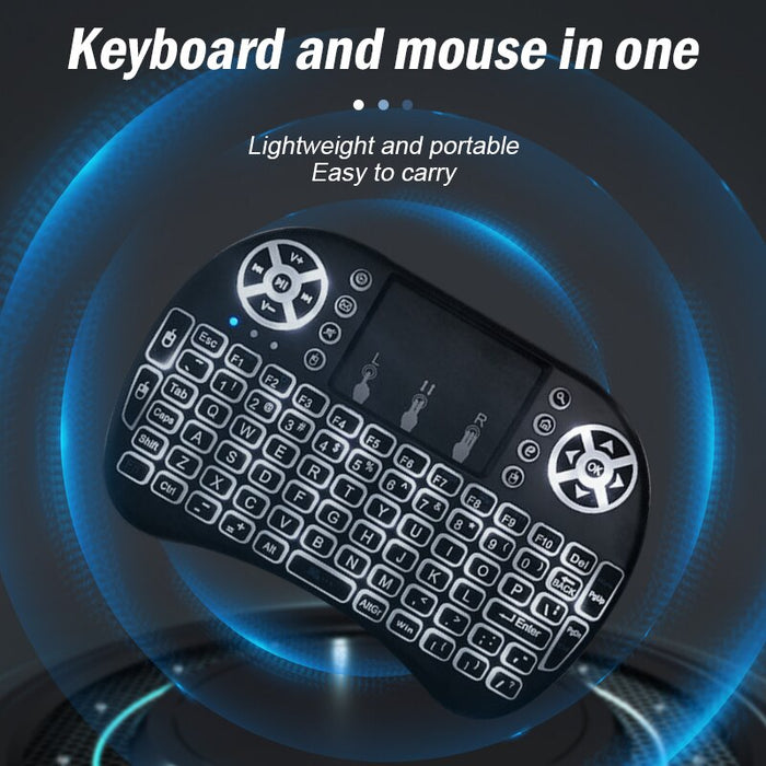 Wireless Mini Keyboard Flight Mouse 2 4g Large Touchpad Digital Computer Dry Battery USB Charging Dual Purpose Keyboard