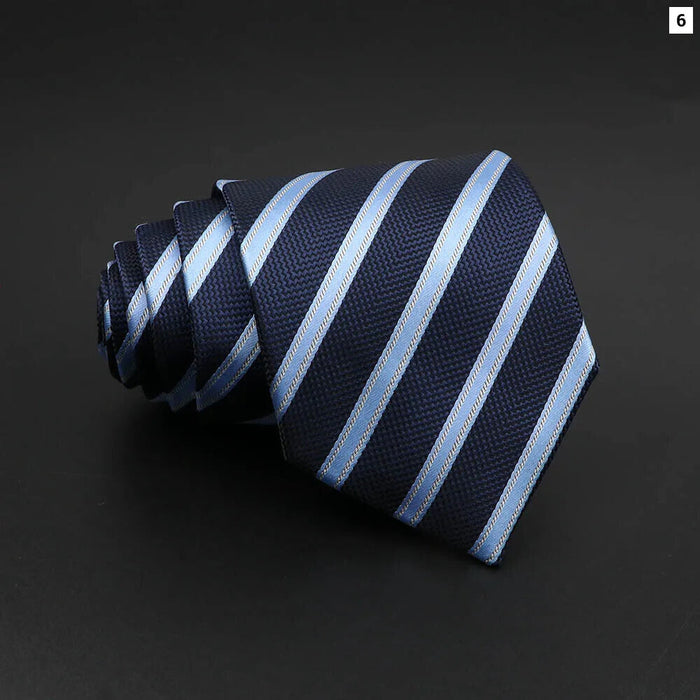 Classic Stripe Necktie Mens Fashion Essential