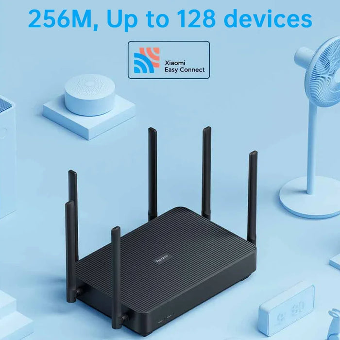 3200 Mbps 2,4/5 GHz Dual Frequency MIMO-OFDMA High Gain Mesh Dual-core Router