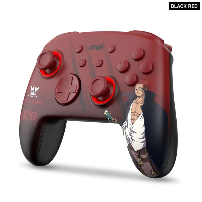 Cartoon Design Wireless Pro Controller Wake Up Macro Turbo Function Rgb Lighting Compatible With Nitendo Switch