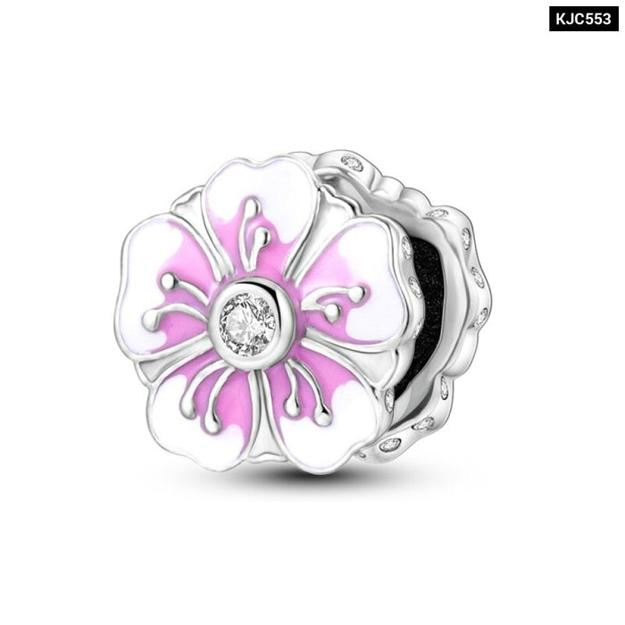 Spring Series Charms Beads 925 Silver Flower Birds Butterfly Pendent Fit Original Pandora Bracelet Jewelry