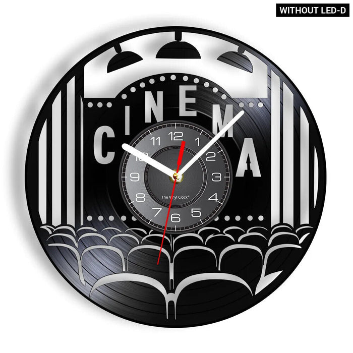 Retro Film Lovers Wall Clock