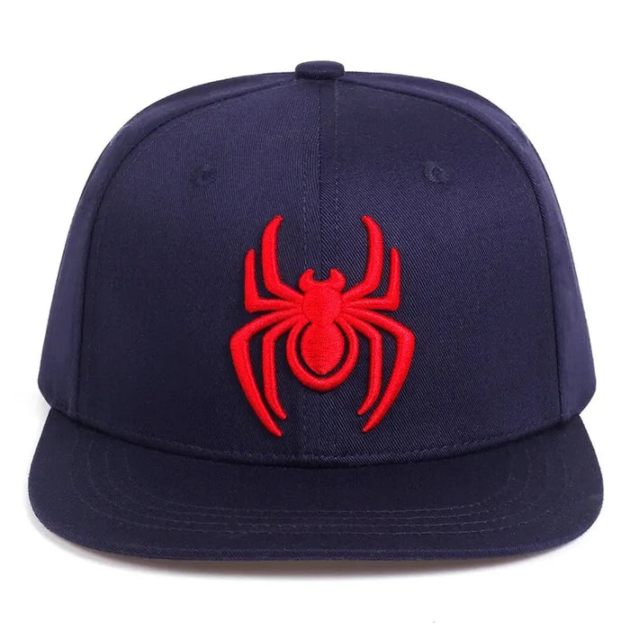 Adjustable Spider Embroidered Baseball Cap / Hat For Outdoor Wear