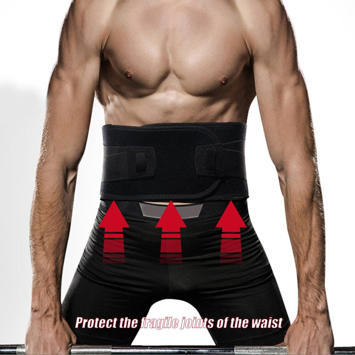 Adjustable Breathable Sports Training Lumbar Belt for Men Women