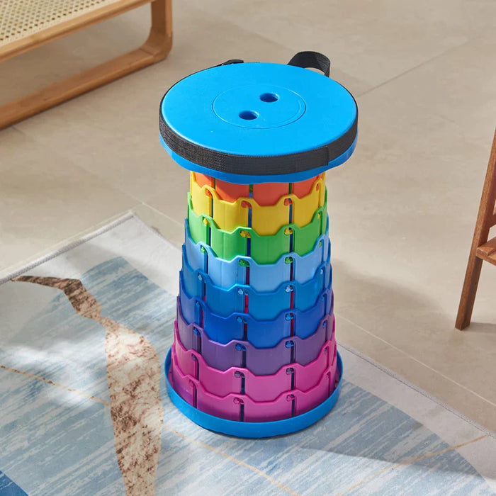 Portable Folding Telescopic Stool