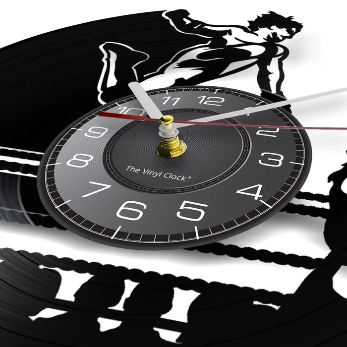 Vinyl Record Wrestling Wall Clock