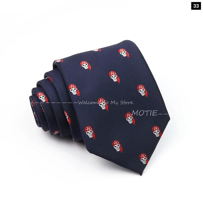 Santa Claus Necktie For Christmas And Halloween Parties