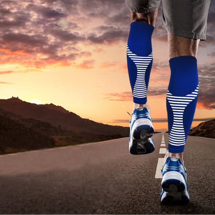 1 Piece Leg and Shin Compression Sleeves for Runners Cyclist