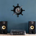 Captains Wheel Vinyl Record Wall Clock