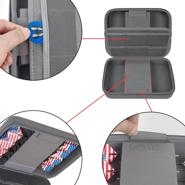 16 Dart Case For Steel Soft Tip Darts Storage Holder Box Only