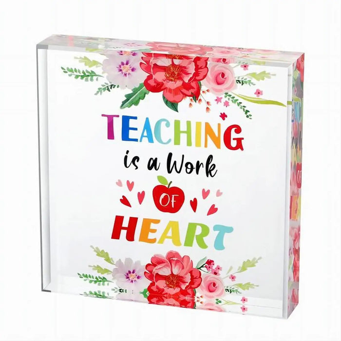 Acrylic Graduation Plaque With Heartfelt Message Perfect Teacher Gift