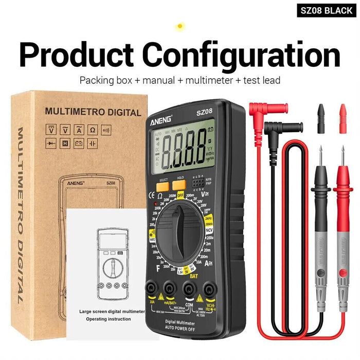 Aneng Sz08 Digital Multimeter