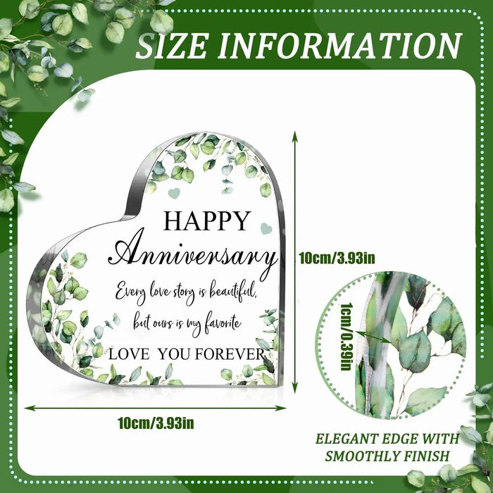 Anniversary & Wedding Gifts Acrylic Heart Decor