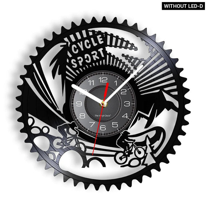 Bmx Vinyl Record Wall Clock