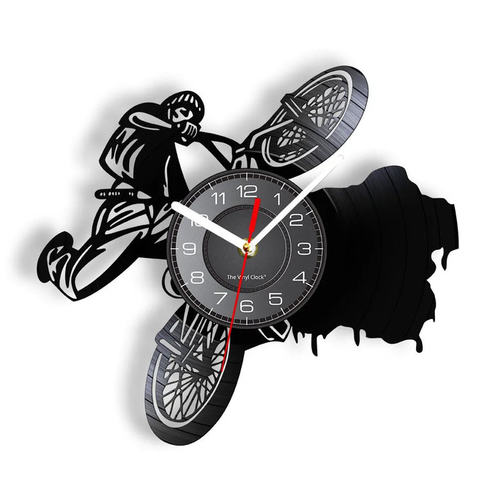 Bmx Vinyl Record Wall Clock