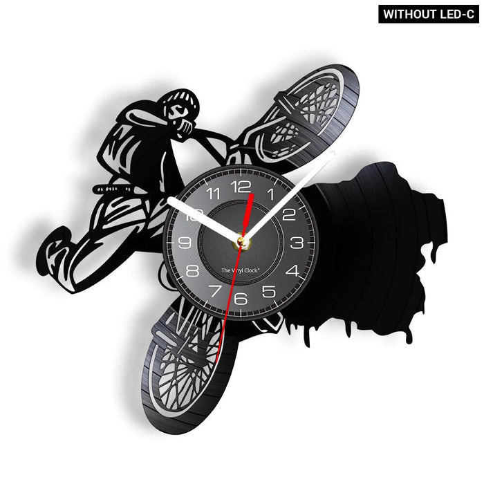 Bmx Vinyl Record Wall Clock