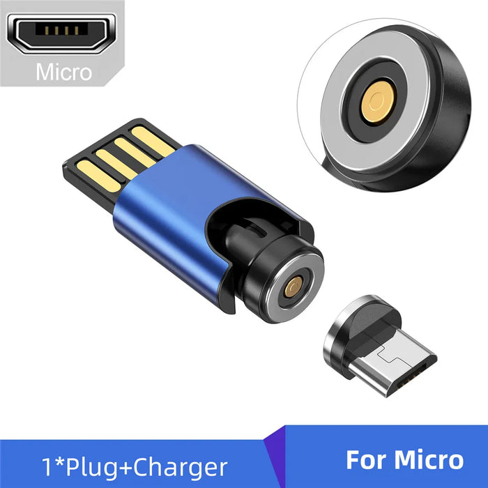 Compact With 540 Degree Magnetic Usb C Converter For Iphone Huawei Xiaomi Samsung