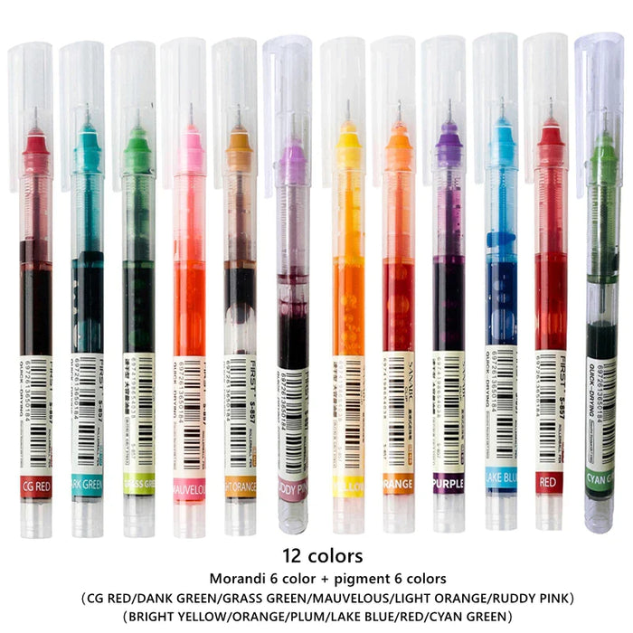 12 Piece Gel Pen Set