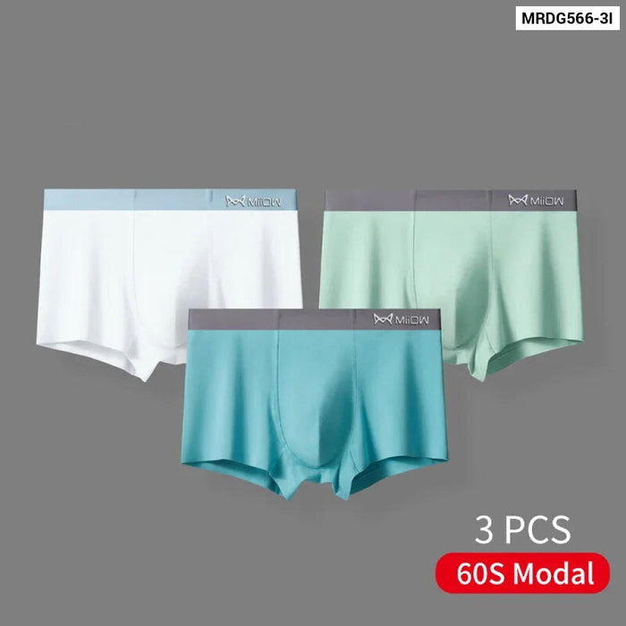 Soft Breathable Mens Boxer Briefs Set