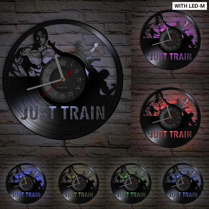 Silent Fitness Gym Wall Clock