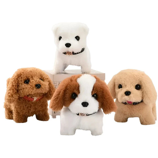 Interactive Plush Robot Dog Toy For Kids