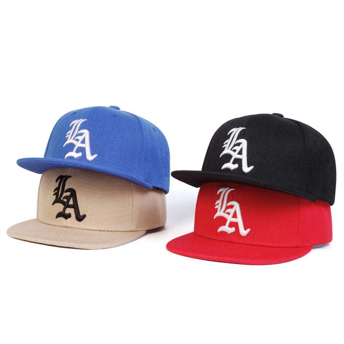 Kids Gothic La Embroidered Baseball Cap / Hat