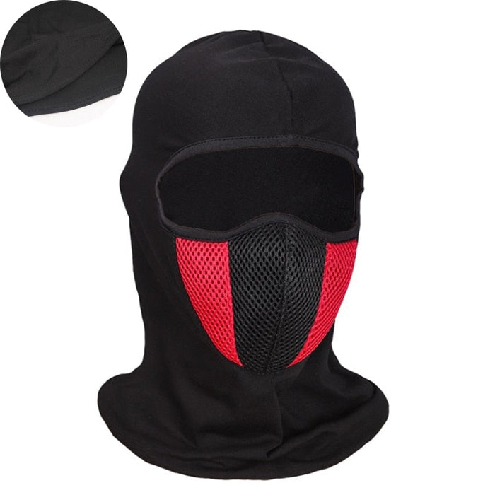 Breathable Balaclava Motorcycle Full Face Mask Motorbike Mask Motocross Helmet Hood Moto Riding Neck Face Hood Moto Accessories