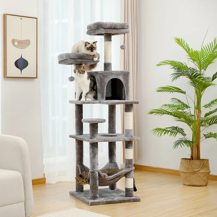 Multi Level Cat Tree Tower Scratching Post