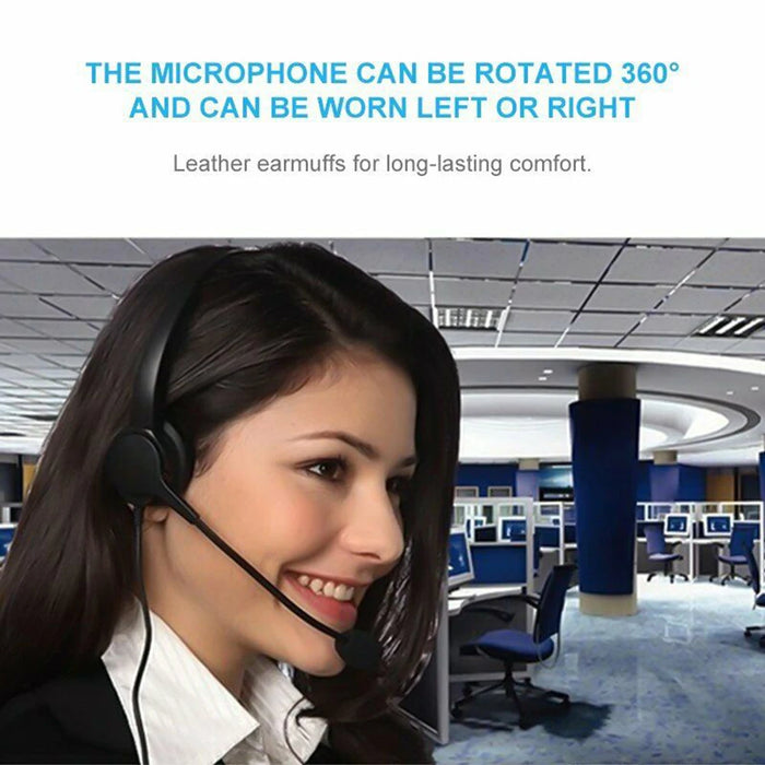 Over Ear Usb Headset For Call Center And Desktop