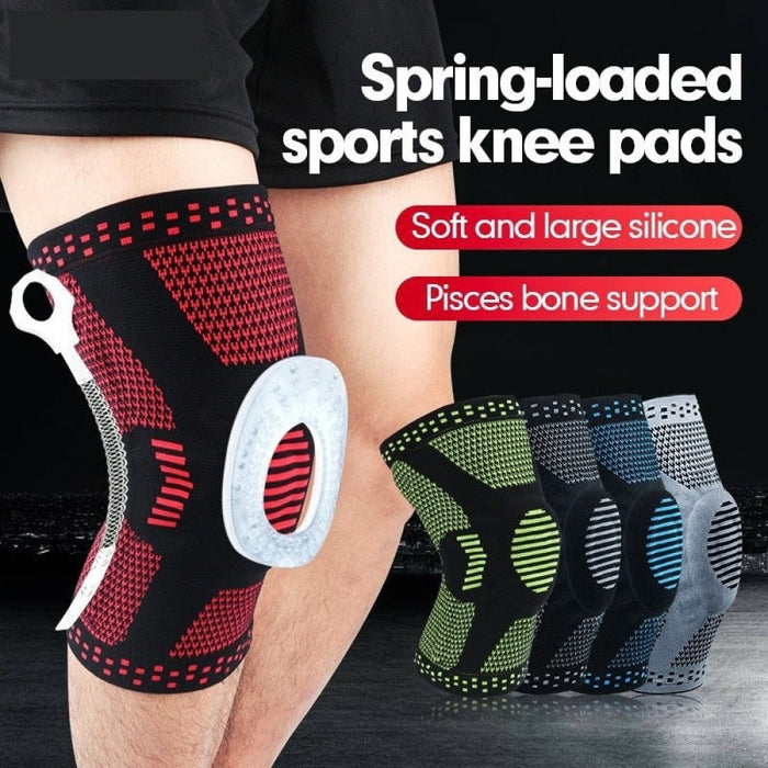 Knee Leg Compression Brace Sleeve with Patella Gel Pads & Side Stabilizers for Running Meniscus Tear