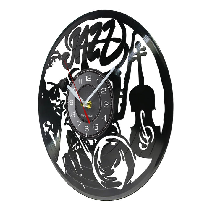 Jazz Legends Vinyl Record Wall Clock