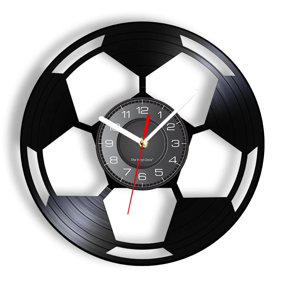 Vintage Soccer Ball Wall Clock