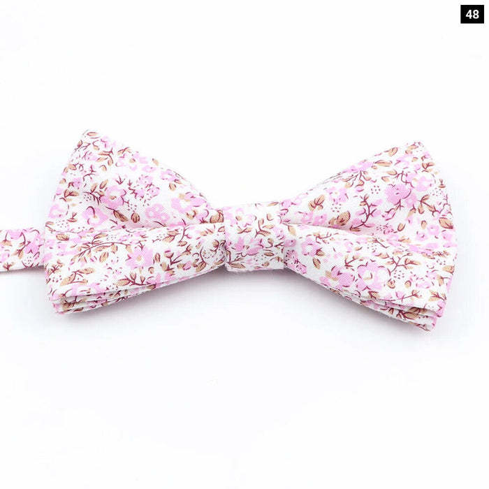 Colourful Floral Bow Ties Fashionable And Fun For Kids