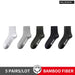 Pack Of 5 Antibacterial Mens Mid Socks Breathable And Anti