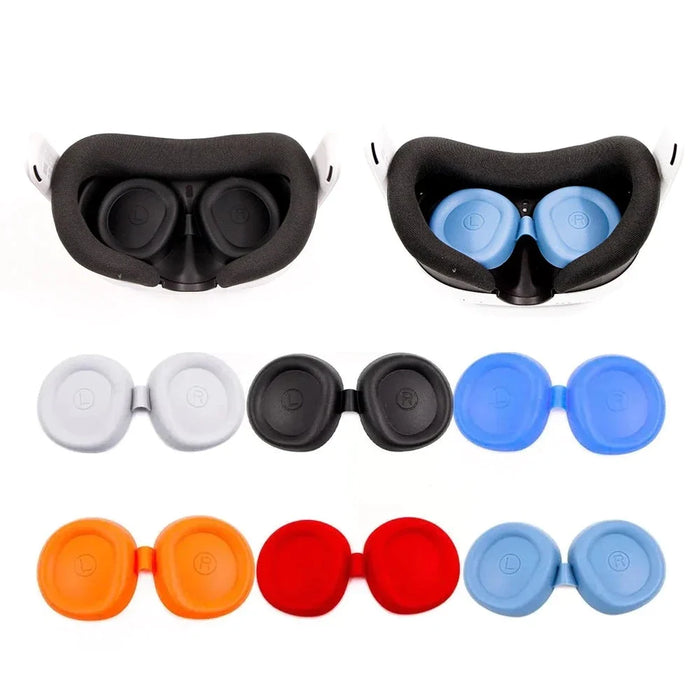 For Meta Quest 3 Washable Dustproof Anti-Scratch Vr Silicone Lens Protective Cover