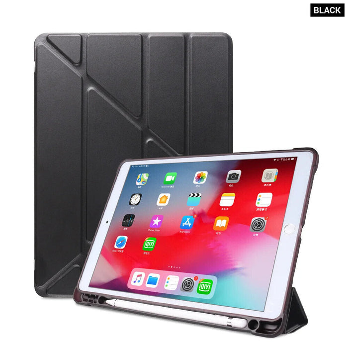 Smart Multi Fold Case For Ipad Air 5 4 With Pencil Holder 10.9 Inch A2316 A2588