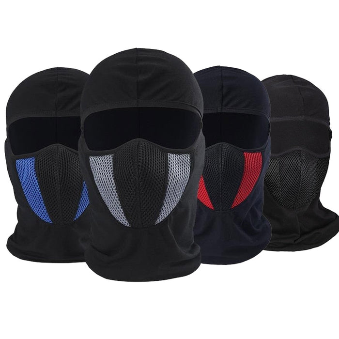 Breathable Balaclava Motorcycle Full Face Mask Motorbike Mask Motocross Helmet Hood Moto Riding Neck Face Hood Moto Accessories