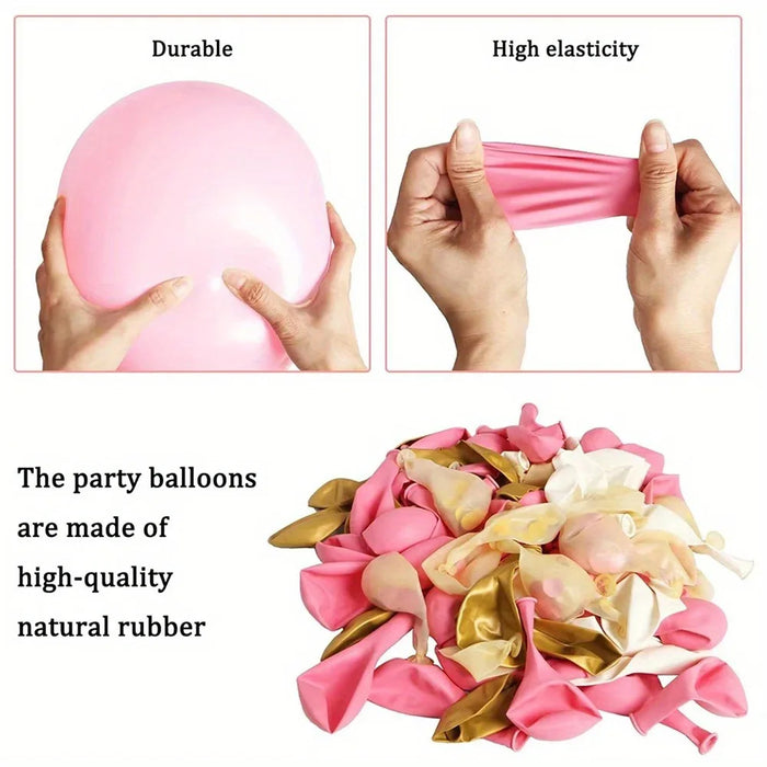 130Pcs Pink Green Jungle Theme Animal Balloon Set For Birthday Party Shower Anniversary Wedding Ball Party Decoration