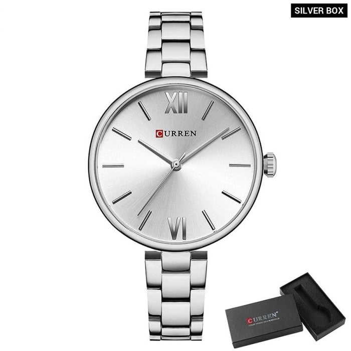 Women Watch Fashion Luxury Watch Reloj Mujer Stainless Steel  Female Clock Quartz Bracelet Wrist Watch