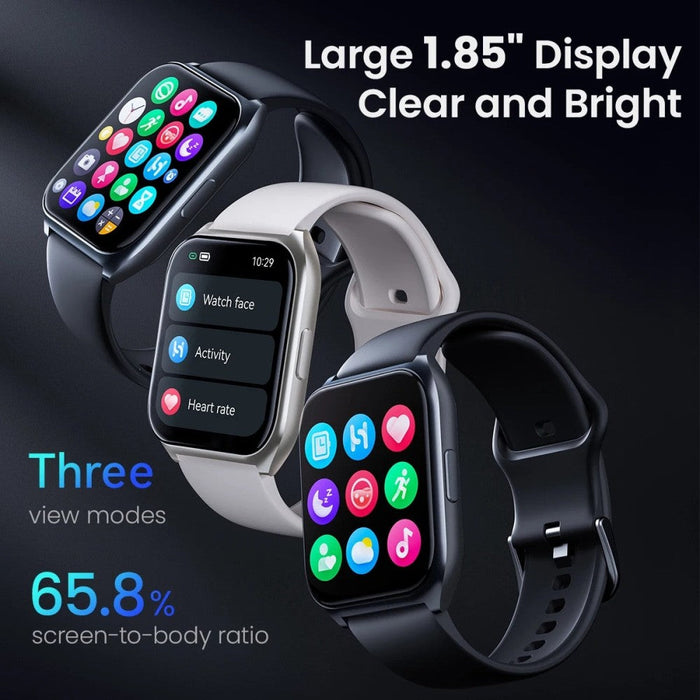 1.85inch Large Display Heart Rate Monitoring 100 Workout Modes Smart Watch for Men