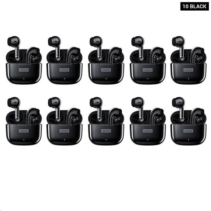 10Pcs Wireless Bluetooth 5.1 Lp40 Pro Tws Sports Noise Reduction Touch Control Earphones