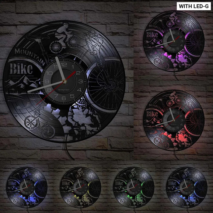 Bmx Vinyl Record Wall Clock