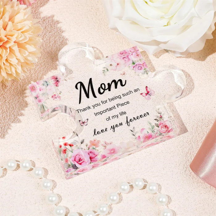 Mom Birthday Gifts Acrylic Block Puzzle For Daughter/Son