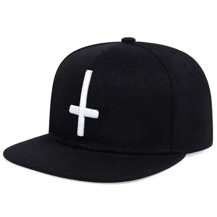 Adjustable Hip Hop Baseball Cap / Hat Cross Embroidery