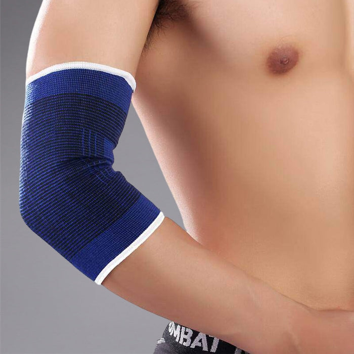 1Pair Elastic Leg Compression Knee Sleeve For Basketball Volleyball Running Walking